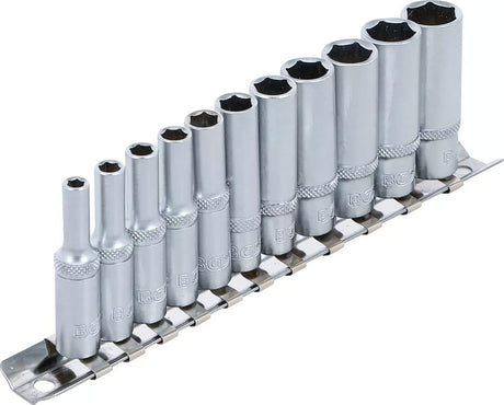 Bgs technic sekskantet sæt, dyb 1 4 af 4 - 13 mm 11 stk.