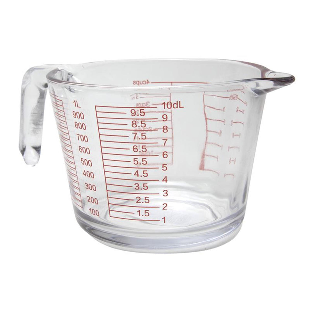 Svenska living målekop glas 1l målekop glas 1l