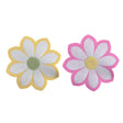 Dækkeserviet filt blomst ø32cm 2 assorteret lyserød gul