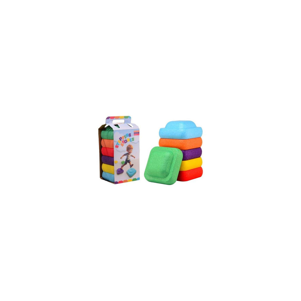 Johntoy step stone skum - 6 stk.