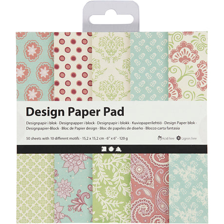 Creativ virksomhed https: www.cchobby.nl design-paper-block-sheet-15-2x15-2-cm-120-gr-mint-green-purple-50-sheet-1-box