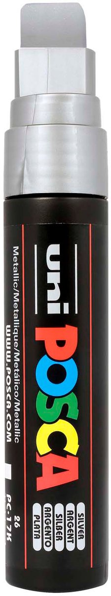 Uni posca malertusch 17k sølv - blokspids 15mm