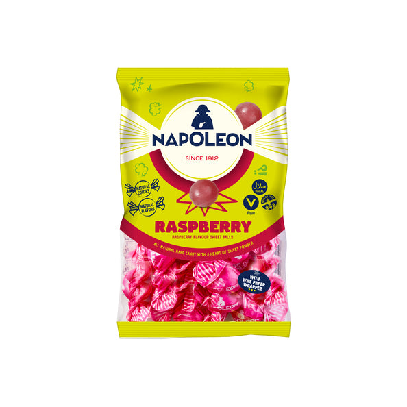 Napoleon hindbærpose (12x 150gr)
