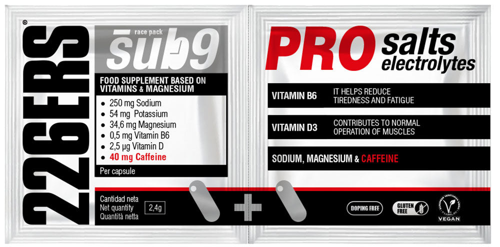 226ers sub9 pro salts elektrolytter 2 kapsler