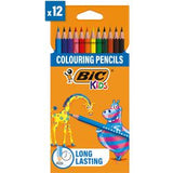 Bic farveblyanter ecolutions evolution syntetisk harpiks genanvendt assorteret 12 stk.
