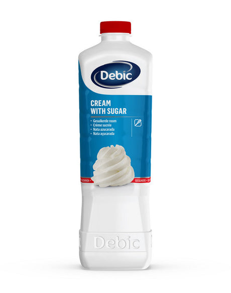 Debic flødeskum med sukker (2 liter)