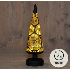 Annas kollektion LED juletræsglas Marrakech 9x30cm