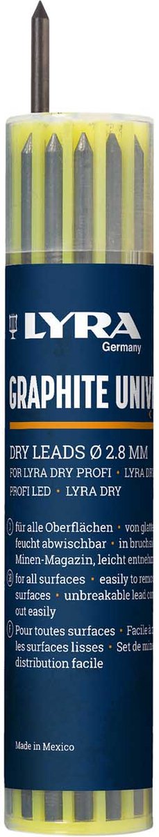 Lyra -dry leads grafit refill 12 stk.
