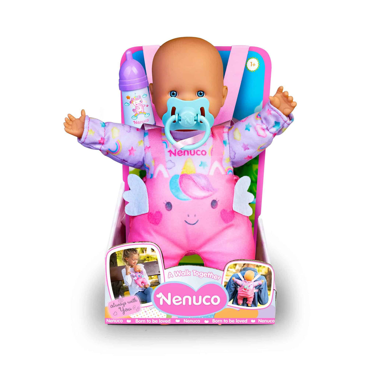Famosa nenuco babydukke med blød krop, cirka 28 cm høj
