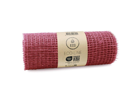 Sizonet â® jute wine red 30cm x 5m