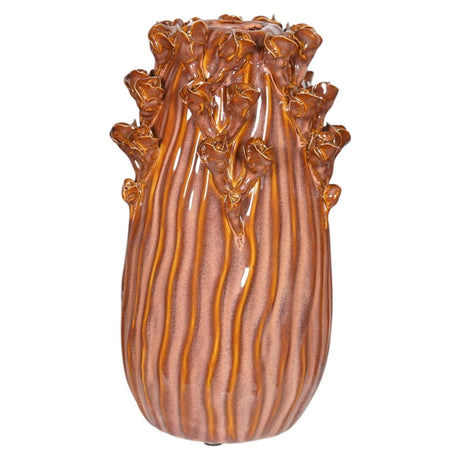 Palæ atmosfære vase bernou keramik orange 15x27,5cm