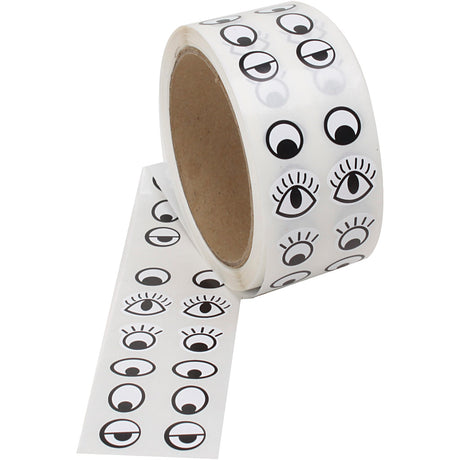 Creativ Company Sticker Eyes Black White, 2000st.