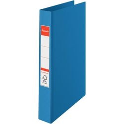 Esselte ringbanden pp a4 rugbreedte 35 mm blauw 23-rings etikethouder mechanisme