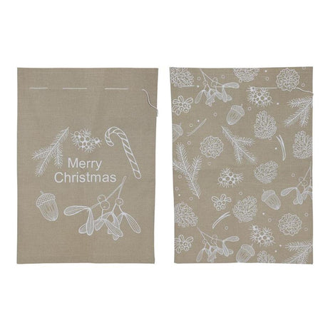 Svenska living gavepose Jule jute look 50x70cm