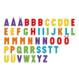 Quercetti magnettavle inkl. store bogstaver ABC magneter, 53 stk.