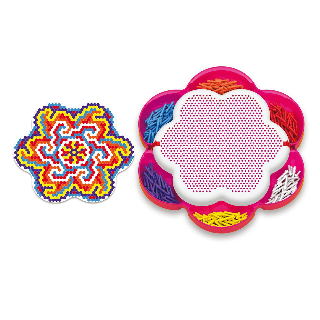 Quercetti Pixel Art Mandala, 1200 stifter