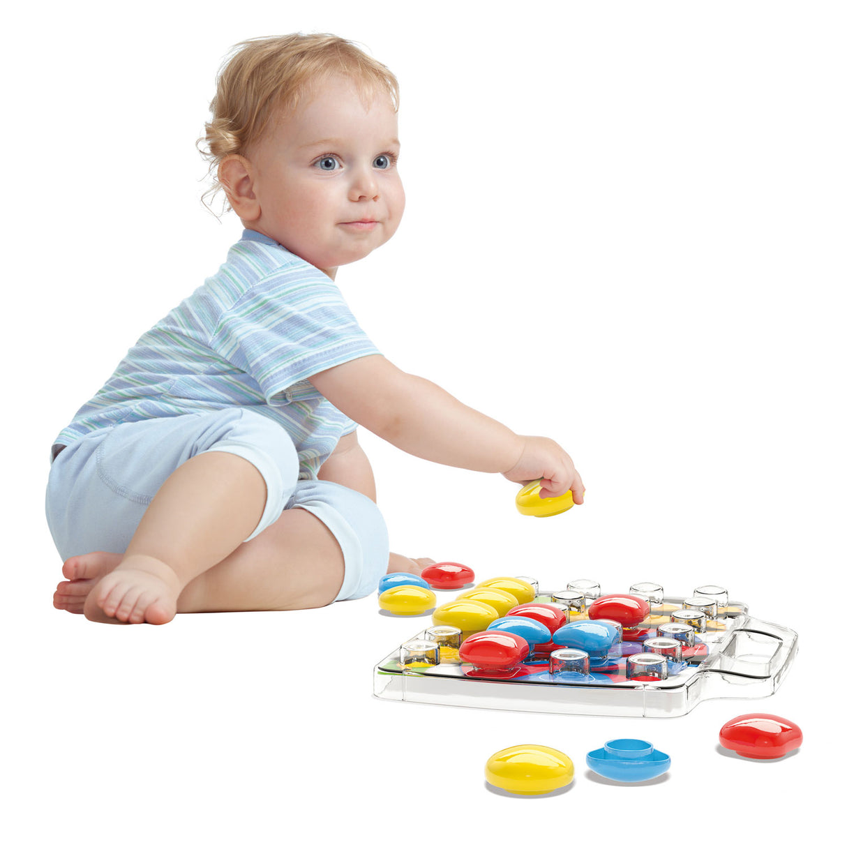 Quercetti pixel baby insertmosaic snegl
