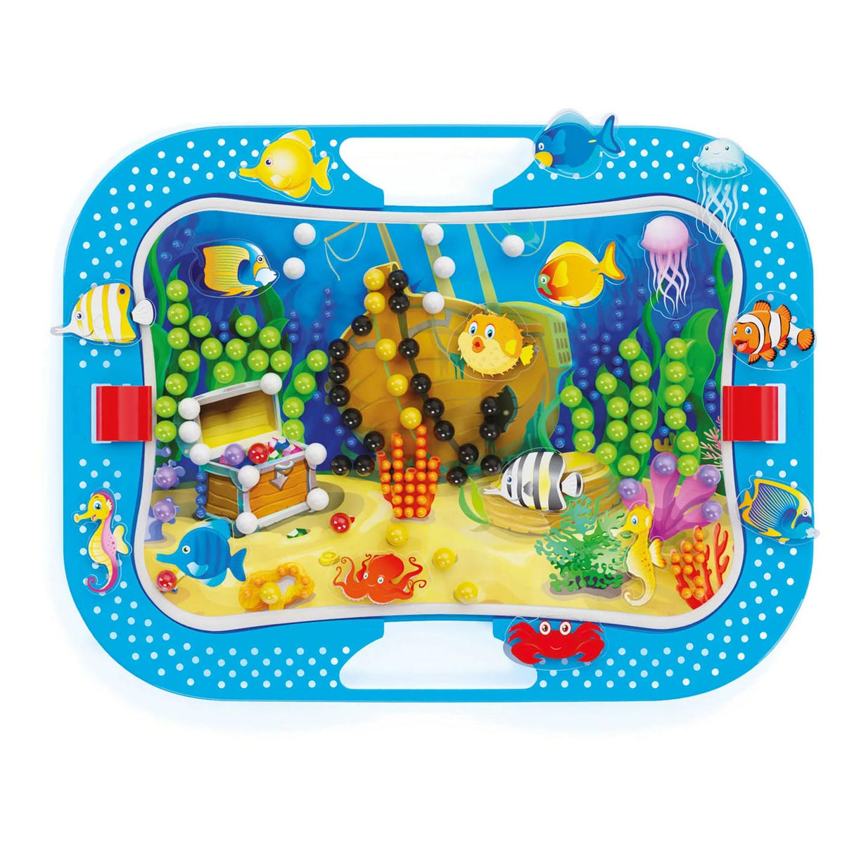 Quercetti ocean fun fiskepinde indsatsmosaik, 316 stk.