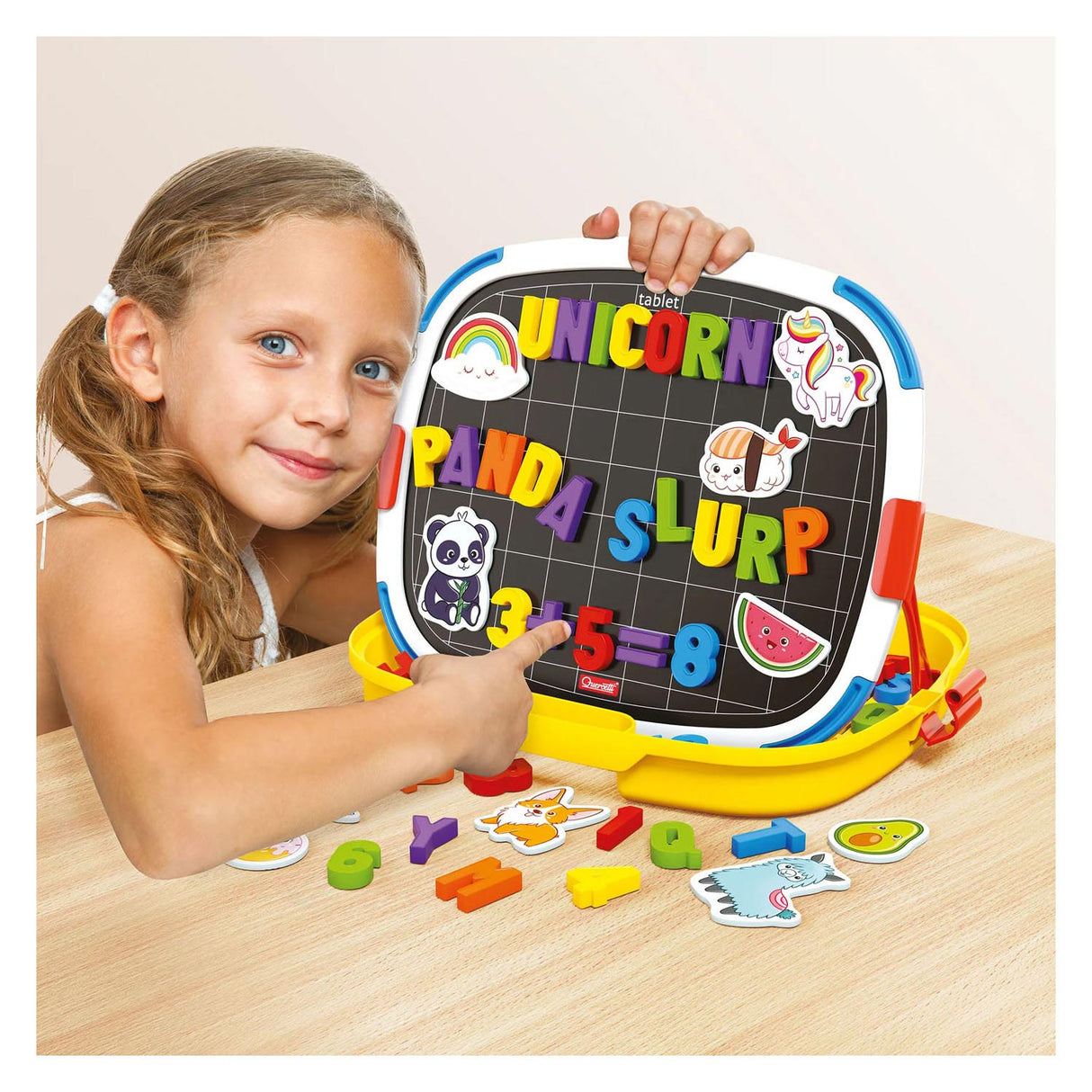 Quercetti magnet tablet bogstaver og tal