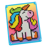 Quercetti pixel art mosaik enhjørning 880 stk pædagogisk legetøj.