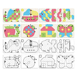 Quercetti play eco+ fantacolor indsats mosaik junior (58-dele)