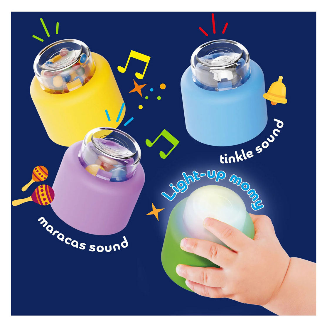 Quercetti momy soft sensory - 8 stk.