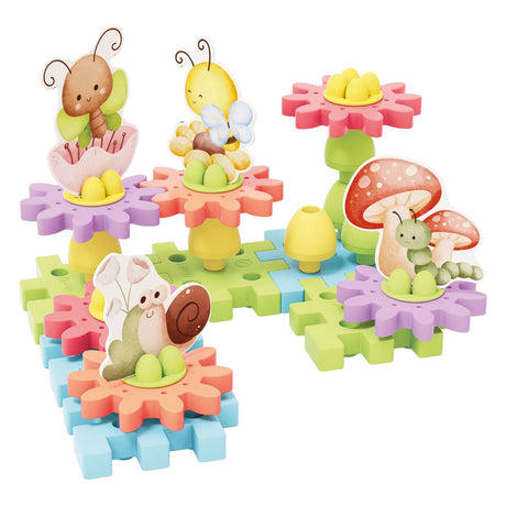 Quercetti playeco+ blomsterhave gear