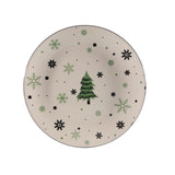 Svenska levende tallerken porcelæn med juletræ billede ã˜26,5cm