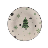 Svenska levende tallerken porcelæn med juletræ billede ã˜19cm