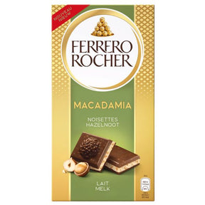 Ferrero rocher tablet hasselnød macadamia (8x 90 gr)