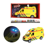 Toi-legetøj ambulance - legetøjsbil - friktion - lys og lyd - legetøj