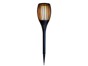 Lumineo LED solar havelygte med flammeeffekt 78cm