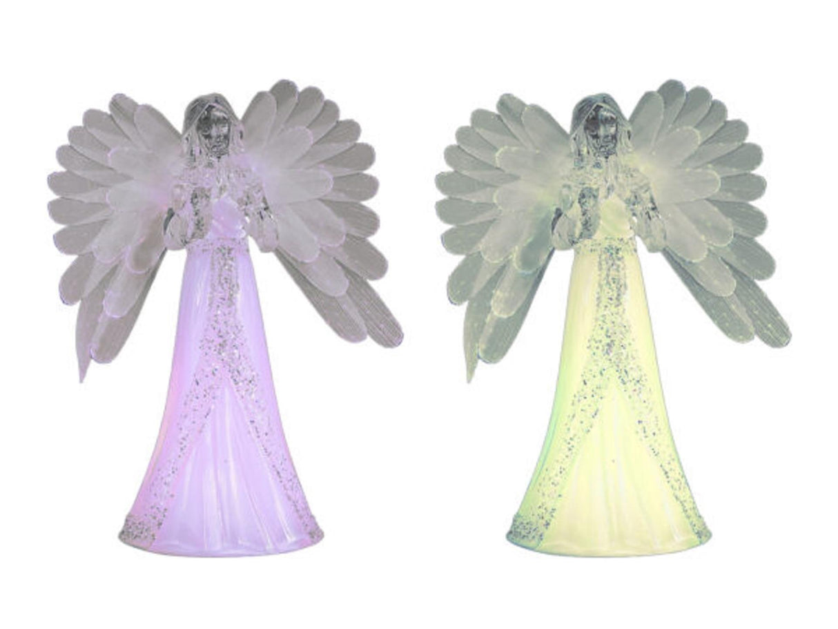 Svenska living angel 22cm fiber farveskiftende led