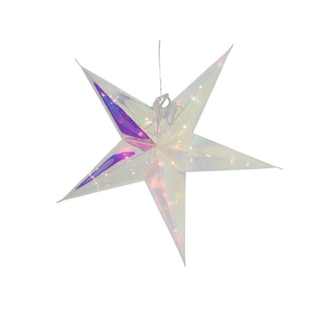 Svenska living star irisã© 53cm 20led timer 2xaa