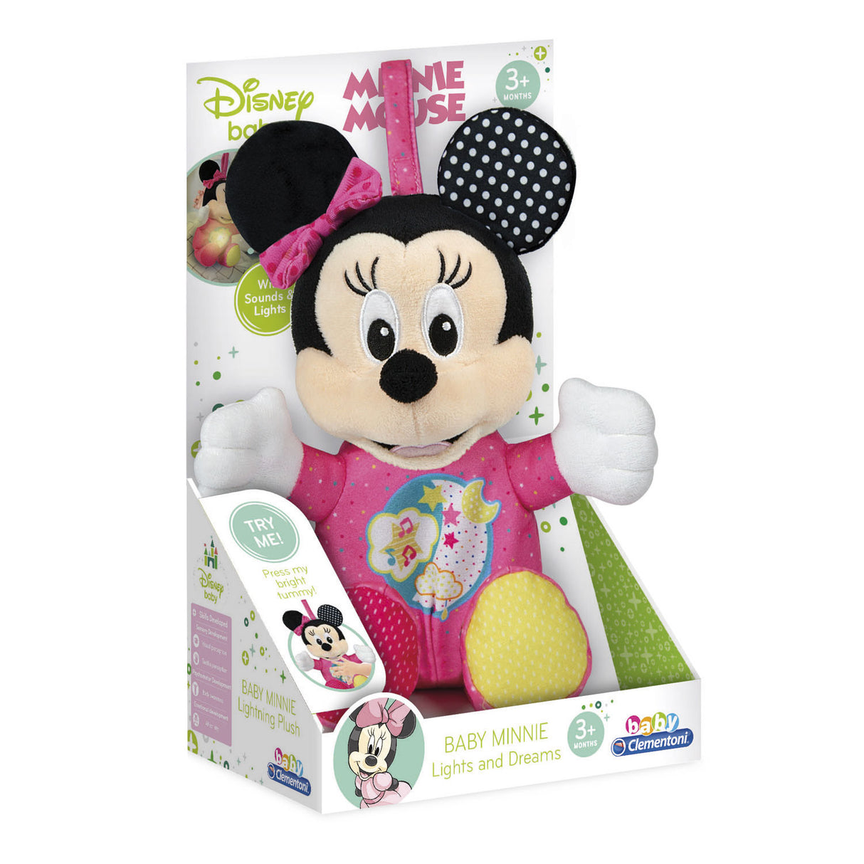 Clementoni Minnie Mouse Hug med musik og lys
