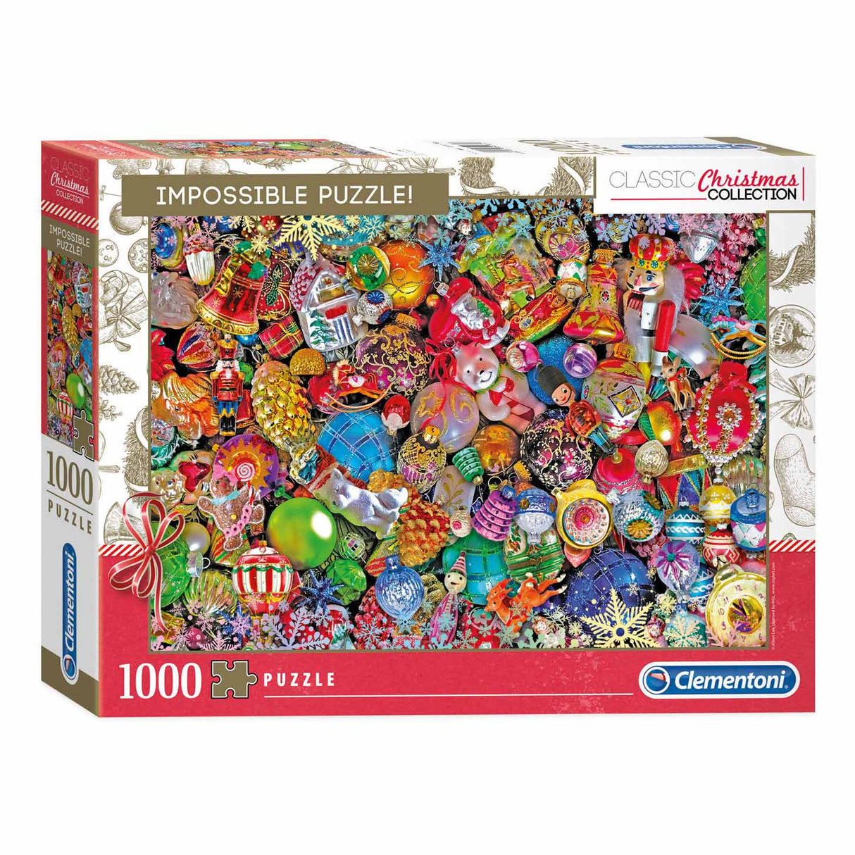 Clementoni Impossible Puzzle Christmas, 1000 stk.