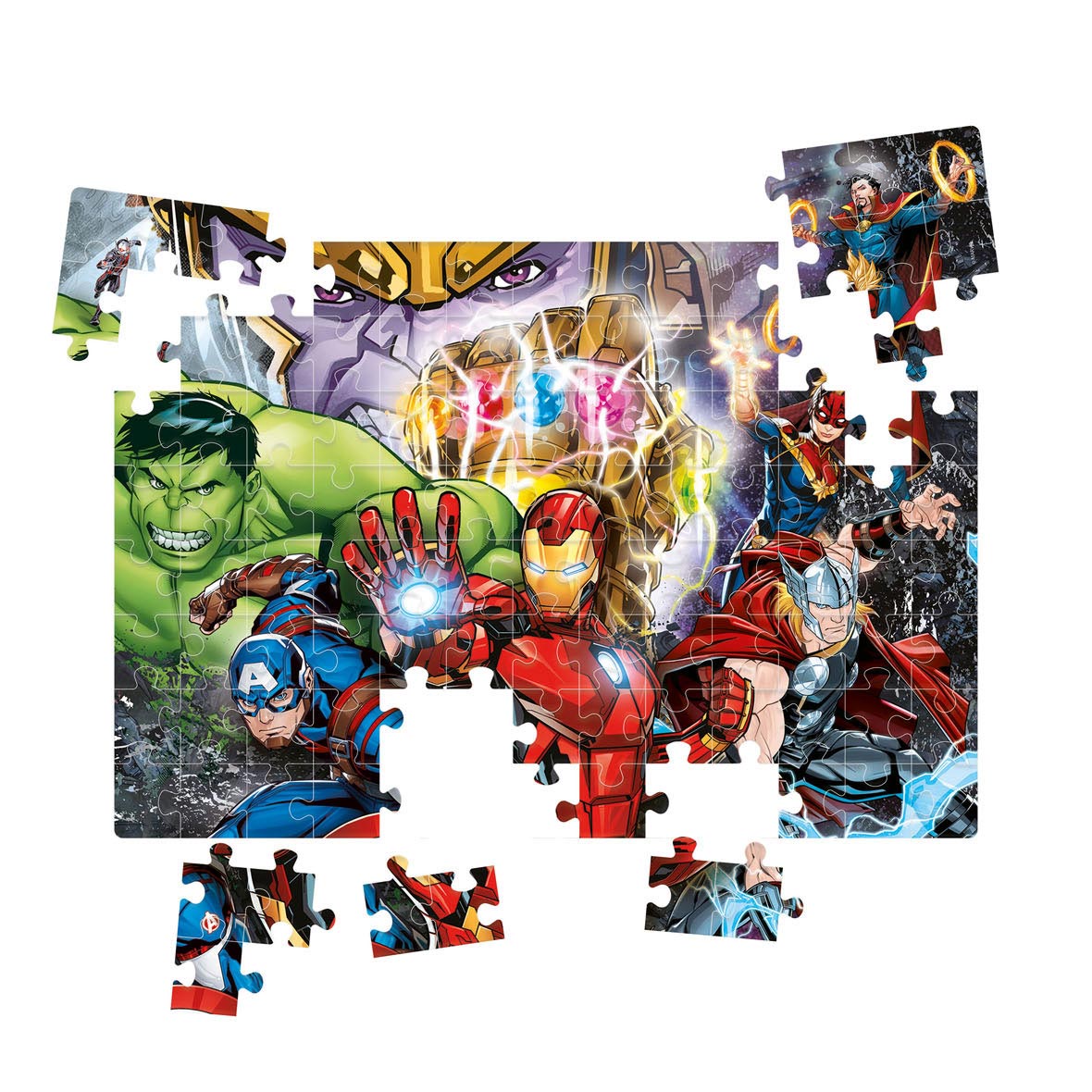 Clementoni strålende puslespil Marvel Superhelte, 104st.