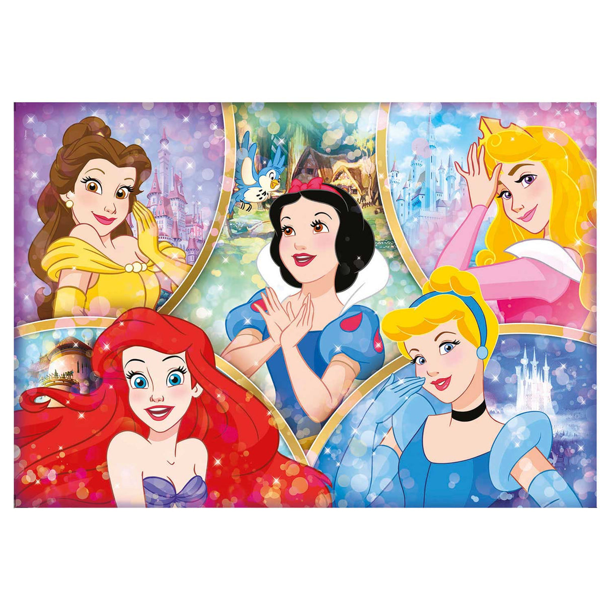 Clementoni puslespil disney prinsesse, 180 stk.