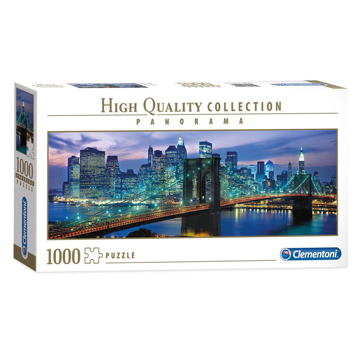 Clementoni Panorama Puzzle New York Brooklyn Bridge, 1000st.