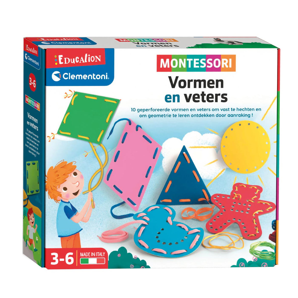 Clementoni Uddannelse Montessori Forms og snørebånd
