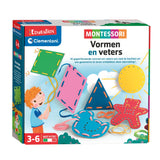 Clementoni Uddannelse Montessori Forms og snørebånd