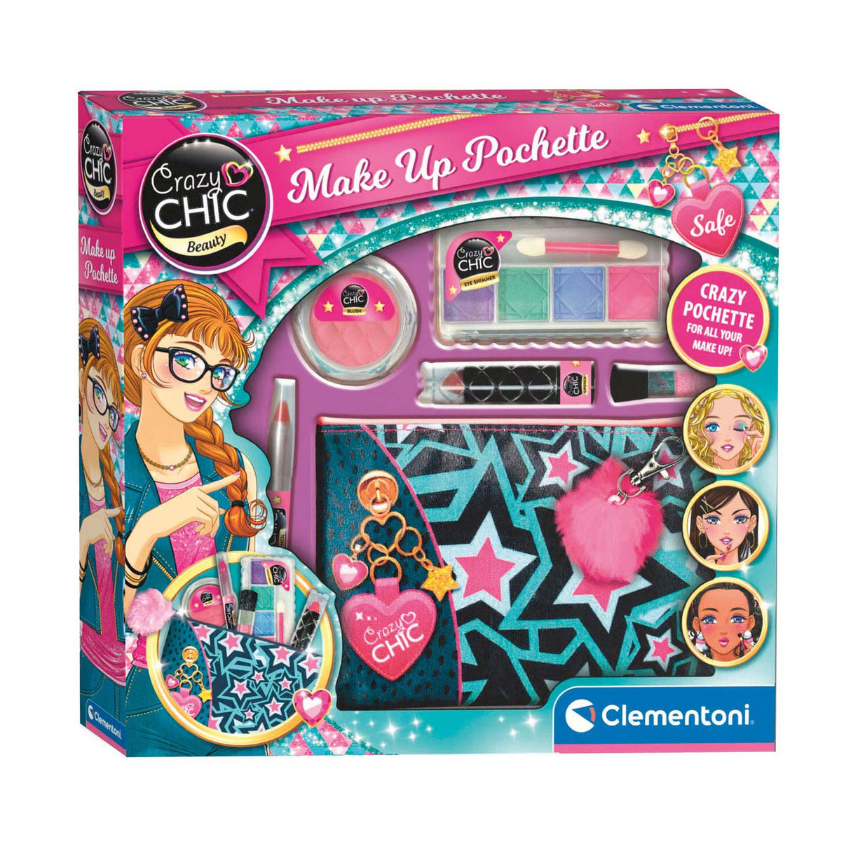 Clementoni Crazy Chic Make -Up Bag
