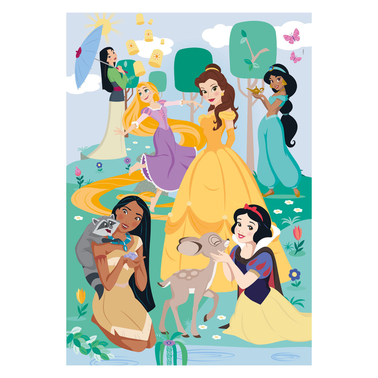 Clementoni puslespil disney prinsesse, 104 stk.
