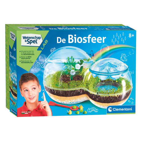 Clementoni videnskabsspil - biosfæren - eksperimentboks - videnskabslaboratorium - fra 8 år
