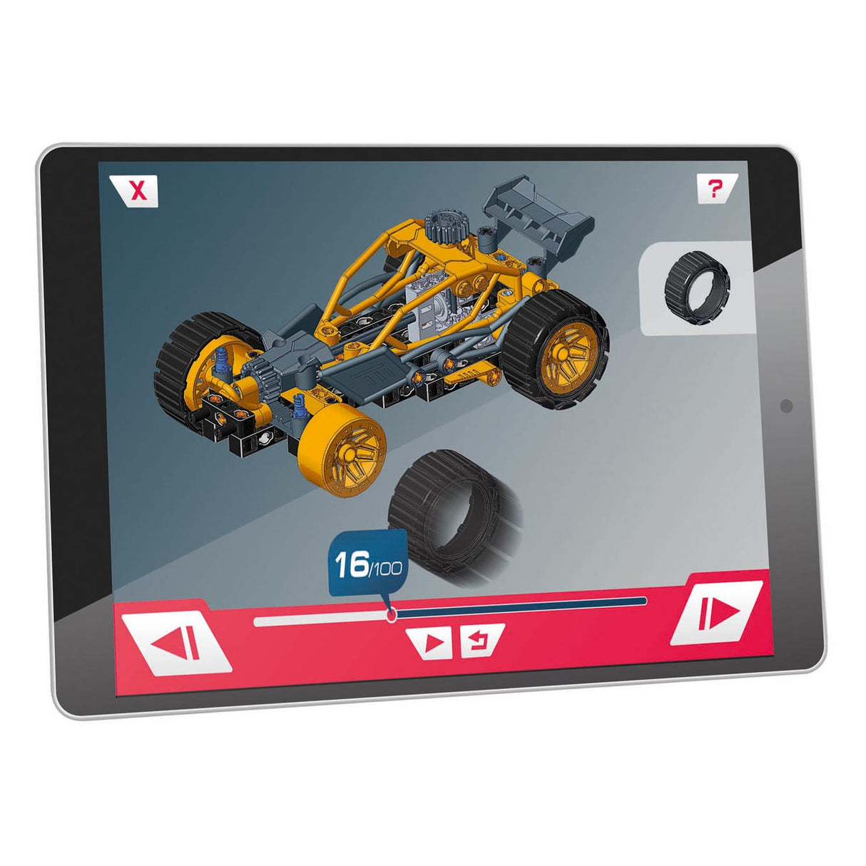 Clementoni science spilmekanik - buggy quad - 90 stk.