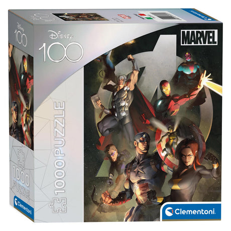 Clementoni puslespil disney 100 år - marvel avengers 1000 brikker.