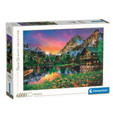 Clementoni puslespil alpine sø, 6000 stk.