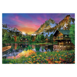 Clementoni puslespil alpine sø, 6000 stk.
