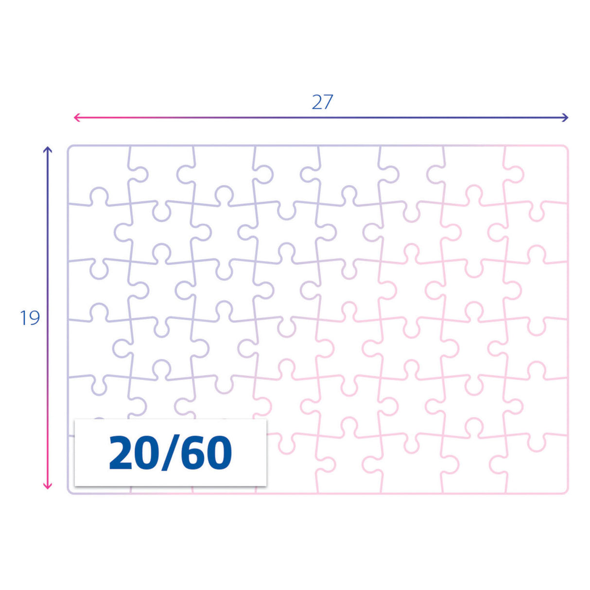 Clementoni puslespil potepatrulje, 2x60 stk.