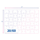 Clementoni puslespil potepatrulje, 2x60 stk.